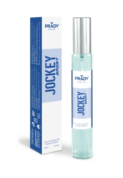 Prady Colonia de Hombre Jockey Sport Blue - Frasco de 33 ml - Spray Pulverizador