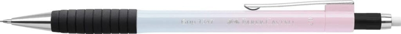 Faber-Castell Grip 1347 Flow Edition Blushing Sky Portaminas 0.7mm - Atractivo Diseño - Grip de Agarre - Goma de Borrar - Color Rosa/Azul Degradado