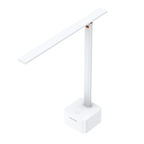 Vention Lampara LED de Sobremesa - Potencia 5W - Autonomia hasta 15h - Bateria Recargable de 1800mAh - Luz LED Regulable - Plegable - Luminosidad 170lm - Color Blanco