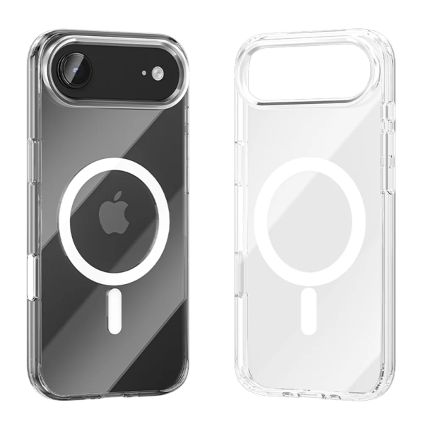 Vention Concise Impact Funda Rigida para Iphone 17 Air - Anillo Magnetico MagSafe - Compatible con Carga Inalambrica - Resistente al Amarilleo - Color Transparente