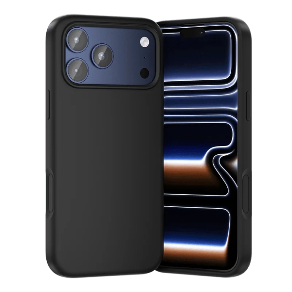 Vention Funda de Silicona para Iphone 17 Pro - Anillo Magnetico MagSafe - Compatible con Carga Inalambrica - Color Negro