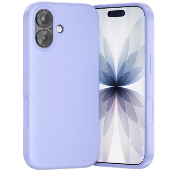 Vention Funda de Silicona para Iphone 17 - Anillo Magnetico MagSafe - Compatible con Carga Inalambrica - Color Purpura