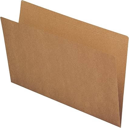 Fade Subcarpetas Simples - Formato A4 - Cartulina Kraft de 230g/m2 - Certificado Ecolabel - Color Marron