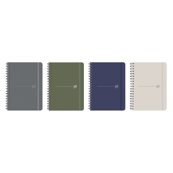 Oxford Cuaderno de Espiral - Formato B5 - 96 Hojas Punteadas - Tapa Extradura - Colores Surtidos