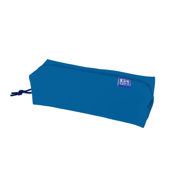 Oxford Kangoo Live and Go Estuche Cuadrado Grande - Goma Elastica para Cuadernos - Color Azul Marino