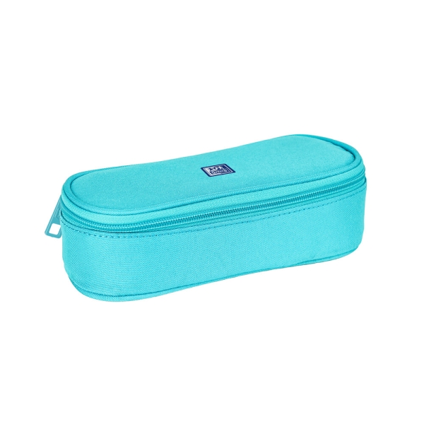 Oxford Kangoo Kids Estuche Cofre - Goma Elastica para Cuadernos - Poliester - 23x5x11cm - Colores Surtidos