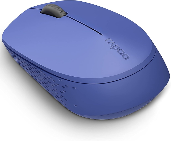 Rapoo M100 Silent Raton Inalambrico - Bluetooh y 2.4GHz - 1300 DPI - Autonomia 9 Meses - Color Azul
