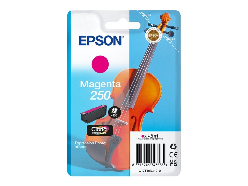 Epson 250 Magenta Cartucho de Tinta Original - C13T16N34010