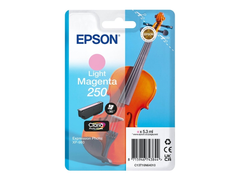 Epson 250 Magenta Light Cartucho de Tinta Original - C13T16N64010