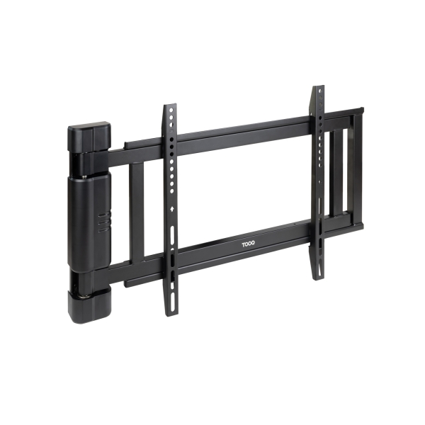 Tooq Orbita Soporte de Pared Electrico para Pantallas de 32"-75" - Regulacion Motorizada - Ajuste Horizontal y Giro - Gestion de Cables - Peso Max 50kg - VESA Max. 600x400mm - Color Negro