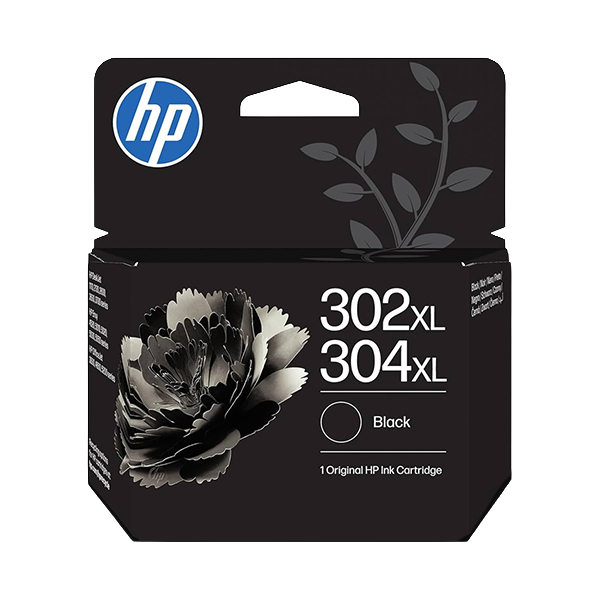 HP 302XL/304XL Negro Cartucho de Tinta Original - B7RT9AE/F6U68AE/N9K08AE