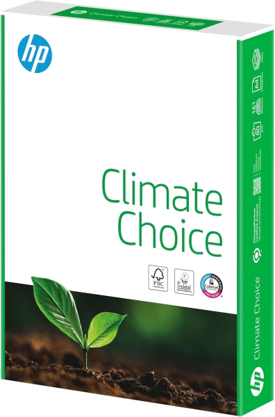 HP Climate Papel A4 80gr 210x297mm (500 Hojas) Blanco - Certificacion ClimatePartner - Envoltorio de Papel Reciclable