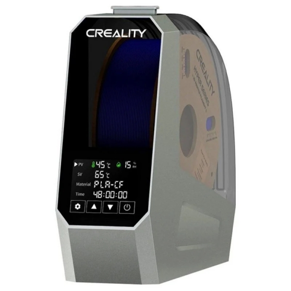 Creality Space Pi Secador de Filamento - Calentamiento PTC de 360 Grados con Ventilador Integrado - Temperatura Configurable Entre 45 y 70ºC - Adaptable a 12 Tipos de Filamentos