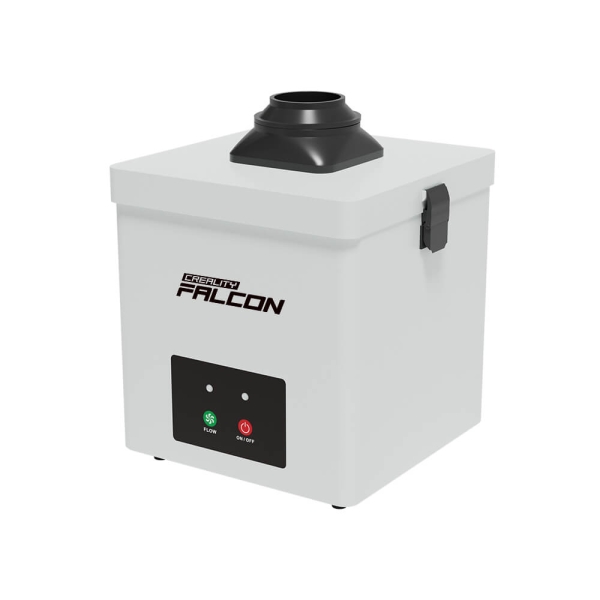 Creality Falcon Purificador de Humo Sobremesa - Precision de Filtracion de Hasta 0,03 μm - 180W y Tres Velocidades - Menos de 55 dB - Carcasa Metalica Hermetica