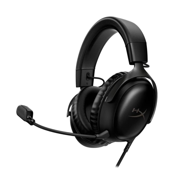 HyperX Cloud III Auriculares Gaming - Controladores de 53 mm - Microfono con Cancelacion de Ruido - Multiplataforma - Color Negro