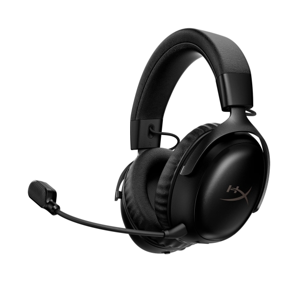 HyperX Cloud III S Wireless Auriculares Gaming - Controladores de 53 mm - Inalambrico 2.4Ghz / Bluethooth - Microfono - Multiplataforma - Color Negro
