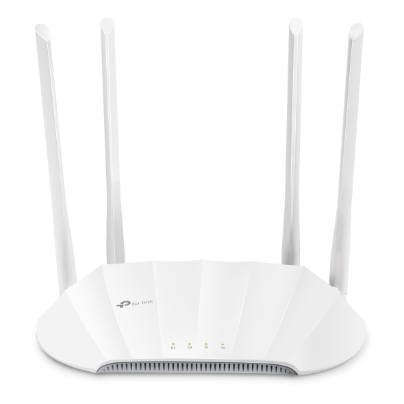 TP-Link TL-WA1801 Punto de Acceso de Doble Banda - PoE - Velocidad hasta 1.8Gbps - 4 Antenas Fijas - WiFi 6 AX1800 - Ethernet - Color Blanco