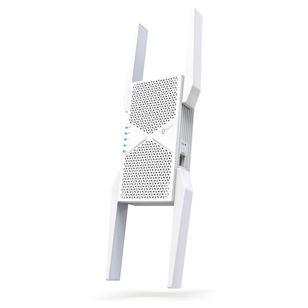 TP-Link RE655BE Repetidor WiFi 7 Tribanda BE9300 - Velocidad 9.3Gbps - 4 Antenas Externas - Configuracion Sencilla con WPS o App - Ethernet - MLO - Color Blanco