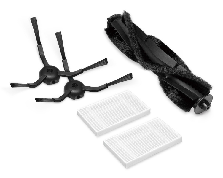 TP-Link Tapo RVA105 Pack de Accesorios para Robot Aspirador - Filtro HEPA Lavable - Cepillo Rotatorio - Cepillos Laterales - Color Negro