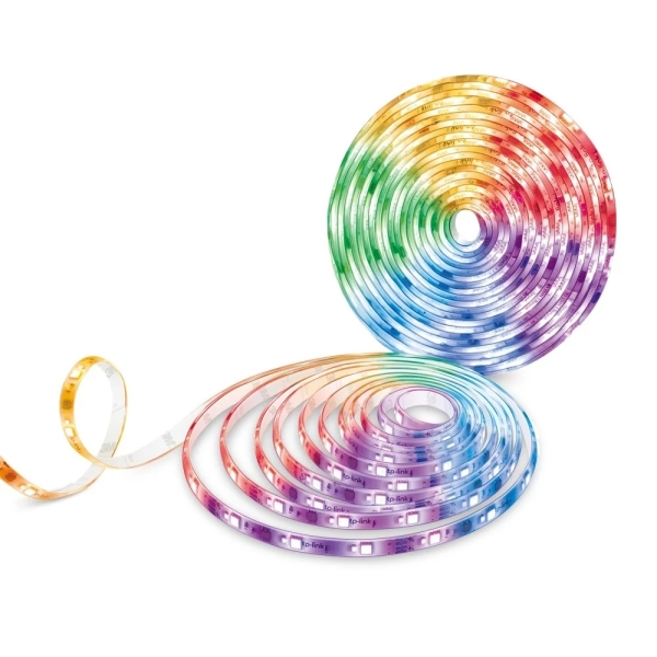 TP-Link Tapo L930-10 Pack de 2 Tiras LED de 5m - Intensidad Regulable - Adhesivo 3M - WiFi - Control con Asistente Virtual y App - Luminosidad 2000lm - RGB Multicolor