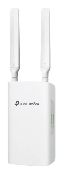 TP-Link Omada ER703WP-4G-Outdoor Router de Doble Banda - Velocidad hasta 3Gbps - 3x1Gbps WAN/LAN - NanoSIM - VPN - WiFi - Seguridad Avanzada - Antenas Externas - Color Blanco
