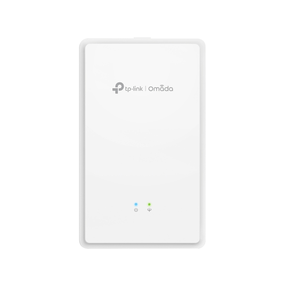 TP-Link Omada EAP625GP-Wall Punto de Acceso de Doble Banda - PoE - Velocidad 1.8Gbps - Cobertura hasta 50m2 - 120 Clientes - Incluye Kit de Montaje - WiFi 6 Mesh - RJ45 - Color Blanco