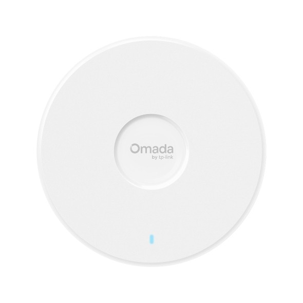 TP-Link Omada EAP787 Punto de Acceso Tribanda - PoE - Bluetooth - Velocidad hasta 12Gbps - Cobertura hasta 190m2 - Soporta hasta 510 Clientes - WiFi 7 Mesh - Ethernet - Color Blanco