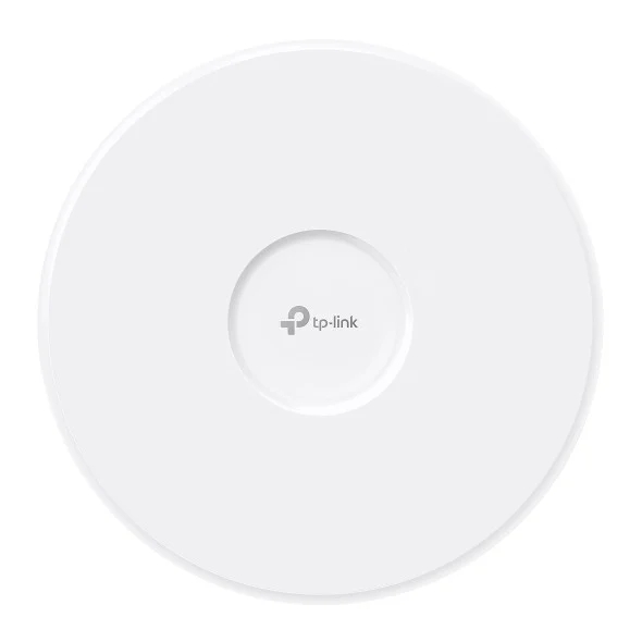 TP-Link Omada EAP783 Punto de Acceso Tribanda - PoE+ - Bluetooth - Velocidad hasta 19Gbps - Cobertura hasta 200m2 - Soporta hasta 760 Clientes - WiFi 7 Mesh - Ethernet - Color Blanco