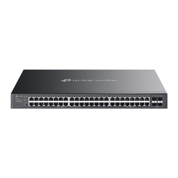 TP-Link Omada SG2452LP Switch 52 Puertos - Semigestionable - 32xRJ45 PoE+ 1Gbps - 16xRJ45 PoE++ 1Gbps - 4xSFP 1Gbps - Soporta QOS - Conmutacion 104Gbps - Carcasa Metalica - Color Negro