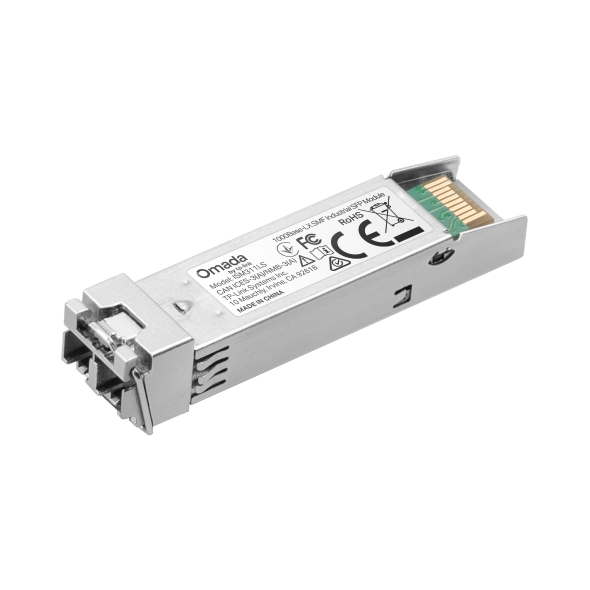 TP-Link Omada ISM311LS Modulo Transceptor SFP - 1000Base-LX SMF - Fibra Optica hasta 20km - Velocidad hasta 1.25Gbps - Conexion en Caliente - Monitorizacion DDM