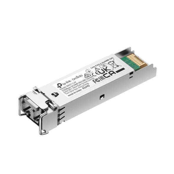 TP-Link Omada SM311LM Modulo Transceptor SFP - 1000Base-SX MMF - Fibra Optica hasta 550m - Velocidad hasta 1.25Gbps - Conexion en Caliente - Monitorizacion DDM