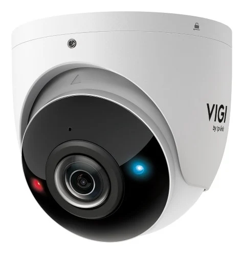 TP-Link Vigi InSight S485PI Camara de Seguridad para Exterior - 4K - IP67 - IK10 - Audio Bidireccional - Color Blanco y Negro