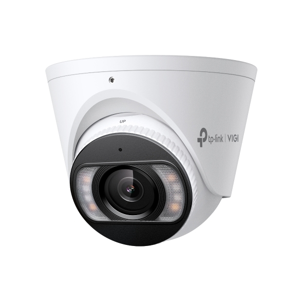 TP-Link Vigi InSight S455 Camara de Seguridad - Lente de 4mm - Deteccion Inteligente - Resolucion de 5Mpx - IP67 - Vision Nocturna - Audio Bidireccional - Color Blanco y Negro