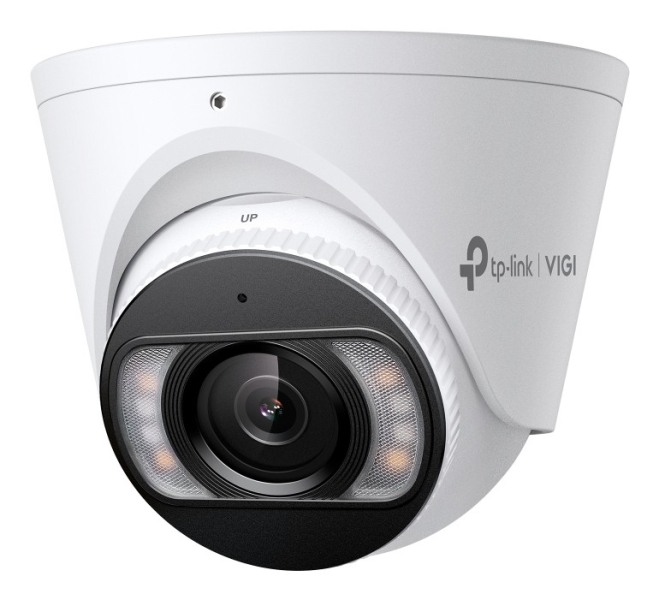 TP-Link Vigi InSight S455 Camara de Seguridad para Exterior - Lente de 2.8mm - Deteccion Inteligente - IP67 - Resolucion de 5Mpx - Audio Bidireccional - Color Blanco y Negro