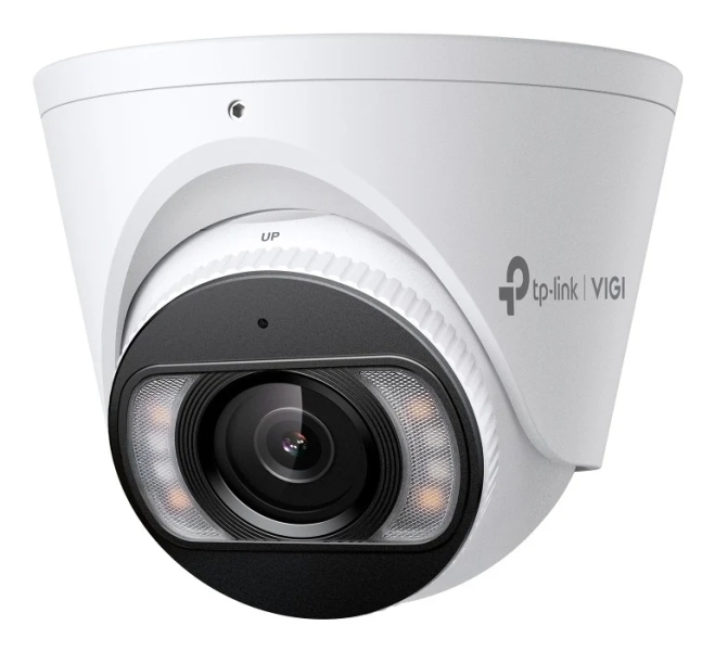 TP-Link Vigi InSight S445 Camara de Seguridad para Exterior - Lente de 2.8mm - IP67 - Resolucion de 4Mpx - Vision Nocturna - Audio Bidireccional - Color Blanco y Negro
