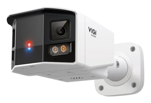 TP-Link Vigi InSight S385DPS Camara de Seguridad para Exterior - 4K - Deteccion Inteligente - Ethernet - IP67 - IK10 - Resolucion de 8Mpx - Vision Nocturna - Color Blanco y Negro