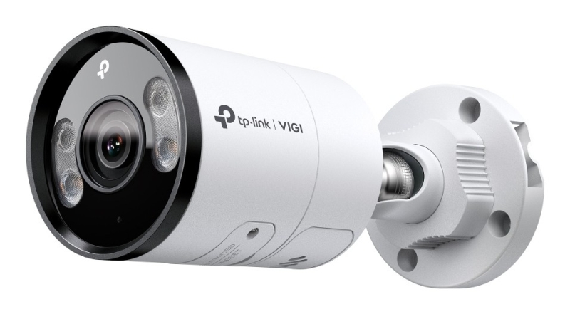 TP-Link Vigi InSight S385 Camara de Seguridad Exterior - Lente de 2.8mm - Deteccion Inteligente - IP67 - Resolucion de 8Mpx - Vision Nocturna - Audio Bidireccional - Color Blanco y Negro