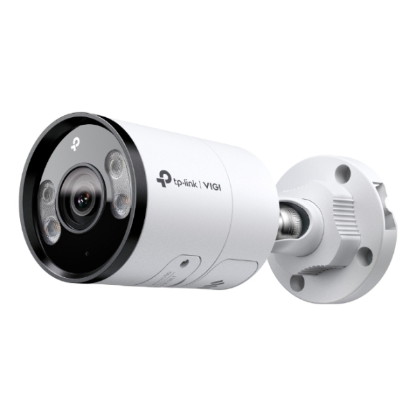 TP-Link Vigi InSight S355 Camara de Seguridad Exterior - Lente 4mm - IP67 - Deteccion Inteligente - RJ45 - Resolucion de 5Mpx - Vision Nocturna - Audio Bidireccional - Color Blanco y Negro