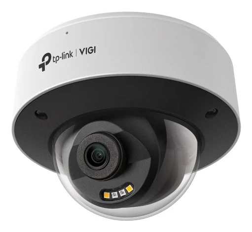 TP-Link Vigi InSight S285 Camara de Seguridad para Exterior - Lente de 2.8mm - Ethernet - IP67 - IK10 - Resolucion de 8Mpx - Audio Bidireccional - Color Blanco y Negro
