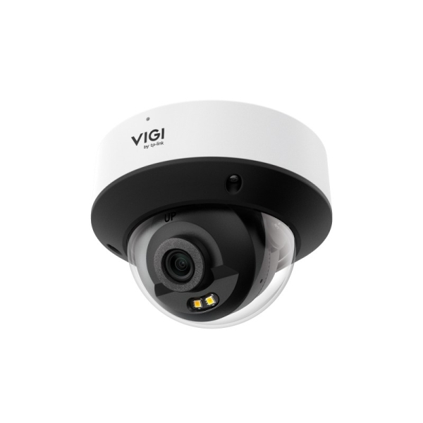 TP-Link Vigi InSight S225 Camara de Seguridad - Lente 4mm - RJ45 - Deteccion con IA - IP67 - IK10 - Resolucion de 2Mpx - Vision Nocturna - Audio Bidireccional - Color Blanco y Negro