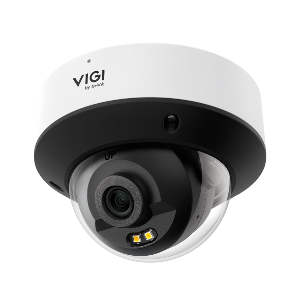 TP-Link Vigi InSight S225 Camara de Seguridad - Lente de 2.8mm - Ethernet - Deteccion Inteligente - IP67 - IK10 - Resolucion de 2Mpx - Audio Bidireccional - Color Blanco y Negro