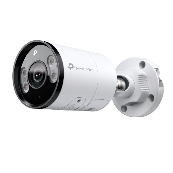 TP-Link Vigi C345 Camara de Seguridad para Exterior - Lente de 2.8mm - Resolucion de 4Mpx - Deteccion Inteligente - IP67 - Audio Bidireccional - Color Blanco y Negro