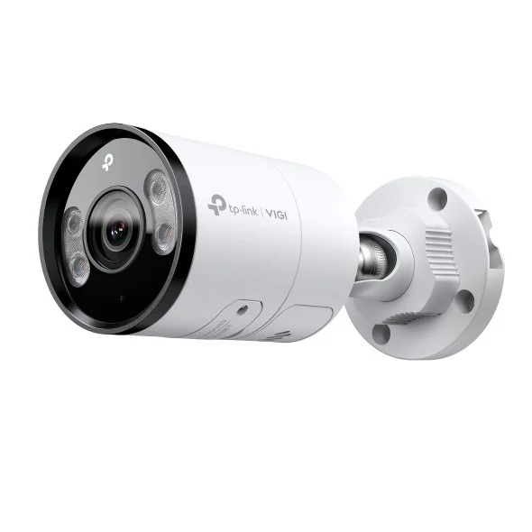 TP-Link Vigi C355 Camara de Seguridad para Exterior - Lente de 4mm - Deteccion Inteligente - IP67 - Audio Bidireccional - Color Blanco y Negro