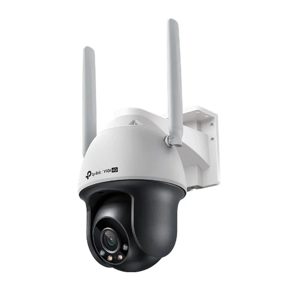TP-Link Vigi C540-4G Camara de Seguridad para Exterior - Lente de 4mm - IP66 - WiFi - Deteccion Inteligente - Resolucion de 4Mpx - Audio Bidireccional - Color Blanco y Negro