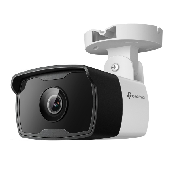 TP-Link Vigi C340I Camara de Seguridad para Exterior - Lente de 4mm - Resolucion de 4Mpx - Deteccion Inteligente - IP67 - Vision Nocturna - Color Blanco y Negro