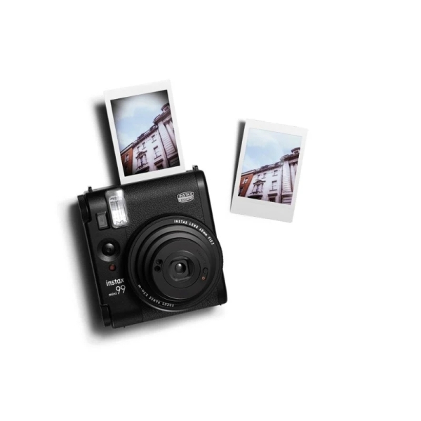 Fujifilm Instax Mini 99 Camara Instantanea - Tamaño de Imagen 62x46mm - Flash Auto - Exposicion Automatica - 6 Efectos de Color Integrados - Color Negro