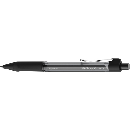 Faber-Castell Beyond Gel Boligrafo Retractil - Punta 0.7mm - Trazo de 0.4mm - Grip de Agarre - Tinta Gel Negra