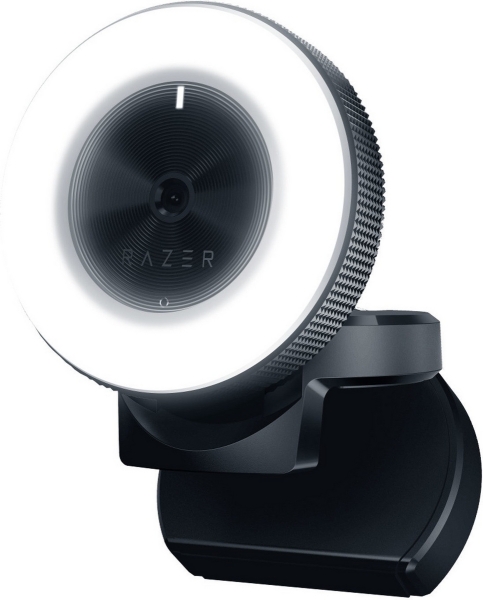Razer Kiyo Webcam - Full HD - Enfoque Automatico - Iluminacion - Color Negro