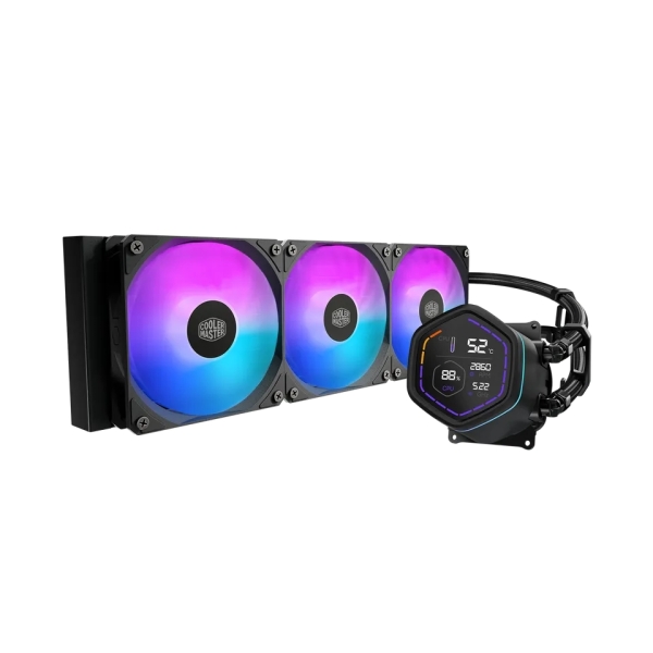 Cooler Master Masterliquid Core Nex Digital 360 ARGB Kit de Refrigeracion Liquida - Pantalla LED Digital 2,1" - Color Negro