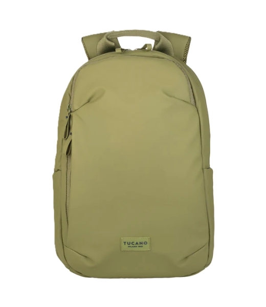 Tucano Laser Mochila Portatil 16" - Banda para Trolley - Respaldo y Correas Alcochados - Bolsillo Antirrobo - Color Verde